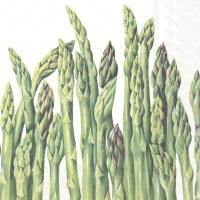Servietten 33x33 cm - GREEN ASPARAGUS