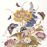 Servietten 33x33 cm - ORNAMENTAL FLOWERS