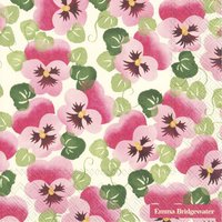 Servietten 33x33 cm - PINK PANSY