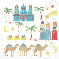 Servietten 33x33 cm - THE THREE KINGS
