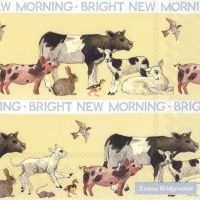 Servietten 33x33 cm - BRIGHT NEW MORNING
