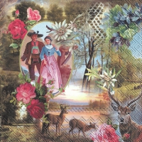 Servietten 33x33 cm - MAGICAL HOMELAND