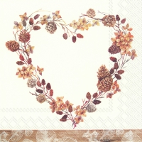 Servietten 33x33 cm - FEEL COSY cream