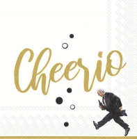 Servietten 33x33 cm - CHEERIO gold