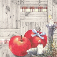 Servietten 33x33 cm - CHRISTMAS APPLES