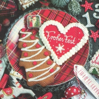 Servietten 33x33 cm - FROHES FEST