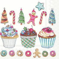 Servietten 33x33 cm - BAKING MAKES YOU HAPPY
