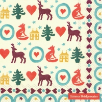 Servietten 33x33 cm - CHRISTMAS BRIGHTS