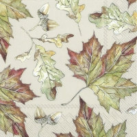 Servietten 33x33 cm - IT´S AUTUMN cream
