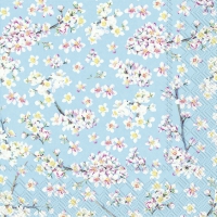Servietten 33x33 cm - HARMONY FOREVER light blue