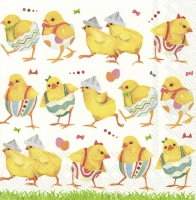 Servietten 33x33 cm - CHICKS ON CATWALK