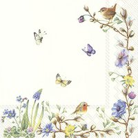 Servietten 33x33 cm - EASTER FLOWERS (V&B)