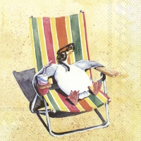 Servietten 33x33 cm - FUNNY SEAGULLS SUN