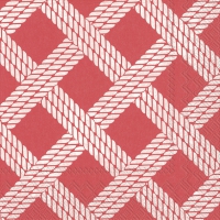 Servietten 33x33 cm - SAILOR´S ROPE red