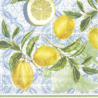 Servietten 33x33 cm - CITRUS LIMON