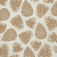 Servietten 33x33 cm - MAGIC PINE linen