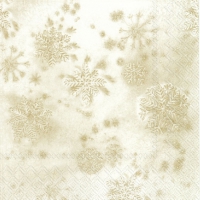 Servietten 33x33 cm - CRYSTALS cream
