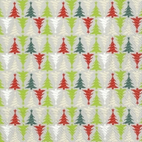Servietten 33x33 cm - TREES IN LINE linen