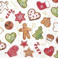 Servietten 33x33 cm - COOKIES AND BAKERY