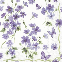 Servietten 33x33 cm - PURPLE SPRING