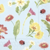 Servietten 33x33 cm - ANNELIES light blue