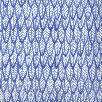 Servietten 33x33 cm - BLUE FEATHERS blue