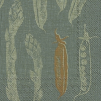 Servietten 33x33 cm - ORANGE PEA green