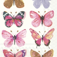 Servietten 33x33 cm - NATHALIE pink