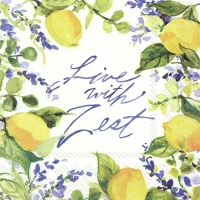 Servietten 33x33 cm - LIVE WITH ZEST