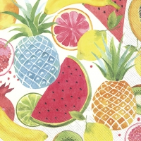 Servietten 33x33 cm - FRUITY FRUITS