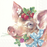 Servietten 33x33 cm - PIGGY