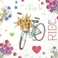 Servietten 33x33 cm - I LOVE MY BIKE