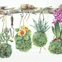 Servietten 33x33 cm - MARTINA light blue