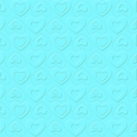 Servietten 33x33 cm - CARINO UNI blue white