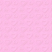 Servietten 33x33 cm - CARINO UNI light rose