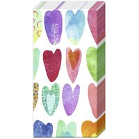 Taschentücher - RAINBOW HEARTS