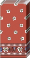 Taschentücher - EDELWEISS red