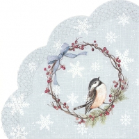 Servietten - Rund - Chikadee