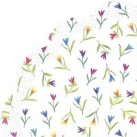 Servietten - Rund - COLOURFUL FLOWERS