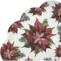 Servietten - Rund - POINSETTIA LINEN Servietten - Rund - POINSETTIA LINEN