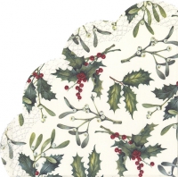 Servietten - Rund - ESTHER cream Servietten - Rund - ESTHER cream