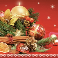 Servietten 33x33 cm - Christmas Spices