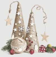 Servietten 33x33 cm - Eco Christmas Decorations