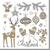 Servietten 33x33 cm - Nordic Style Motifs