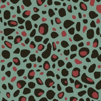 Servietten 33x33 cm - irregular spots mint