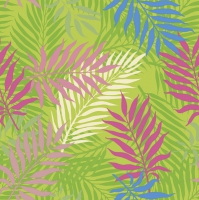 Servietten 33x33 cm - Tropical Palm Leaves