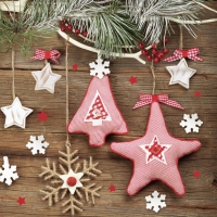 Servietten 33x33 cm - Handmade Christmas Decorations