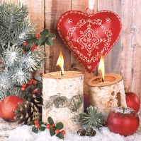 Servietten 33x33 cm - Warm and Cozy Xmas