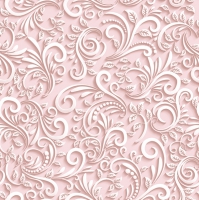 Servietten 33x33 cm - Classic 3D Pink