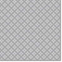 Servietten 33x33 cm - Geometric Tiles Silver
